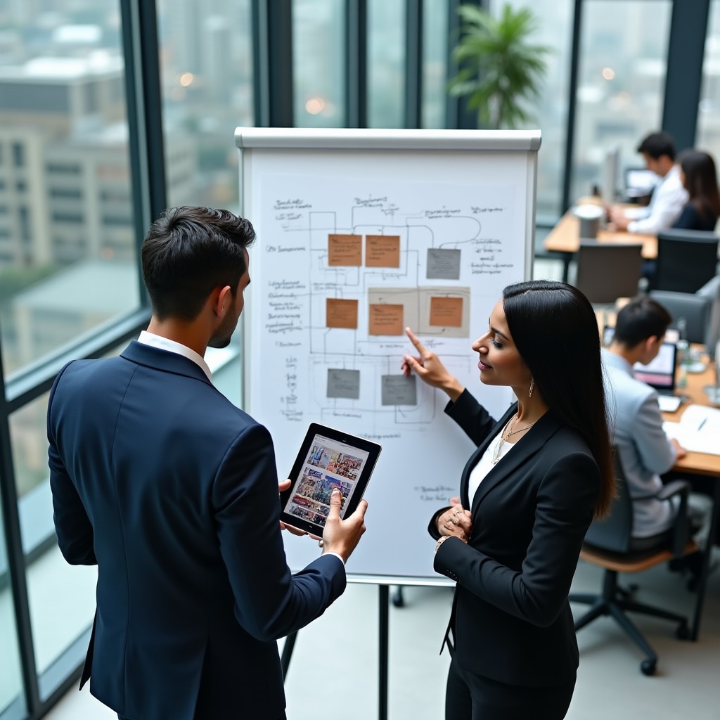 Analiză flux de lucru în spațiu de birou